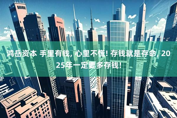 鸿岳资本 手里有钱, 心里不慌! 存钱就是存命, 2025年一定要多存钱!