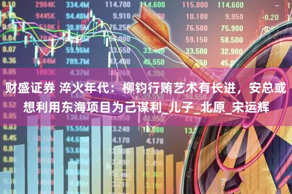 财盛证券 淬火年代：柳钧行贿艺术有长进，安总或想利用东海项目为己谋利_儿子_北原_宋运辉